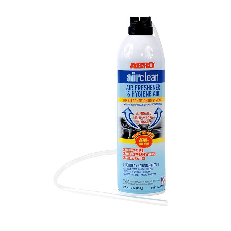 LIMPIADOR DE AIRE ACONDICIONADO AUTOMOTRIZ 9 OZ. ABRO AC-100