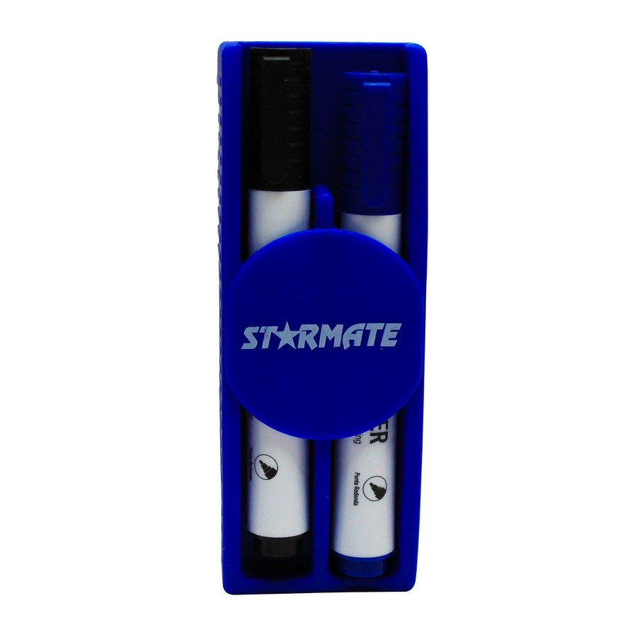 BORRADOR DE PIZARRA C/2 MARCADORES STR-2092 (DESC)