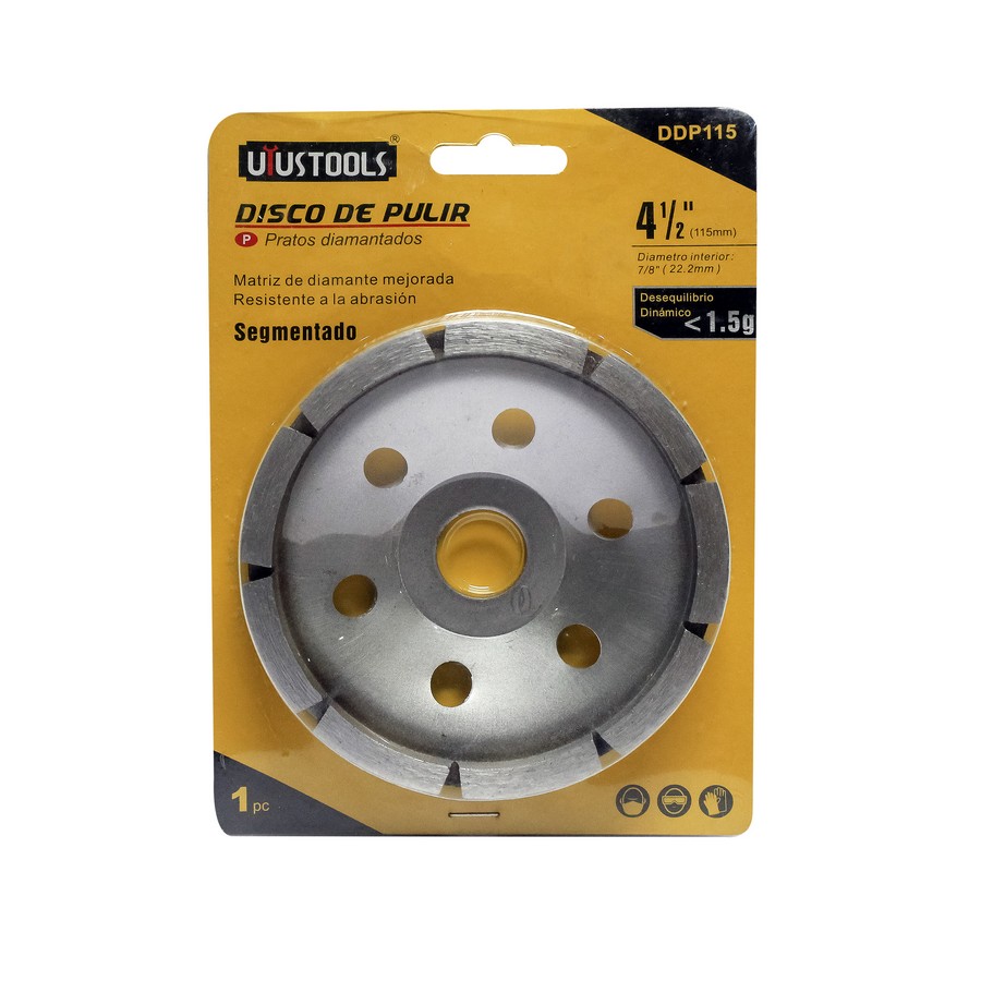 DISCO DIAMANTE PULIR SECO 4 1/2 DDP115