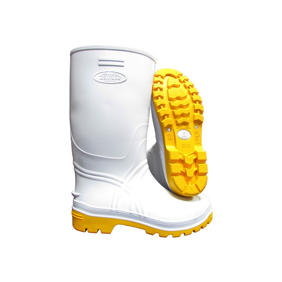 BOTA SUPER INDUSTRIAL BLANCA/AMARILLO Nº 36 (PAR)
