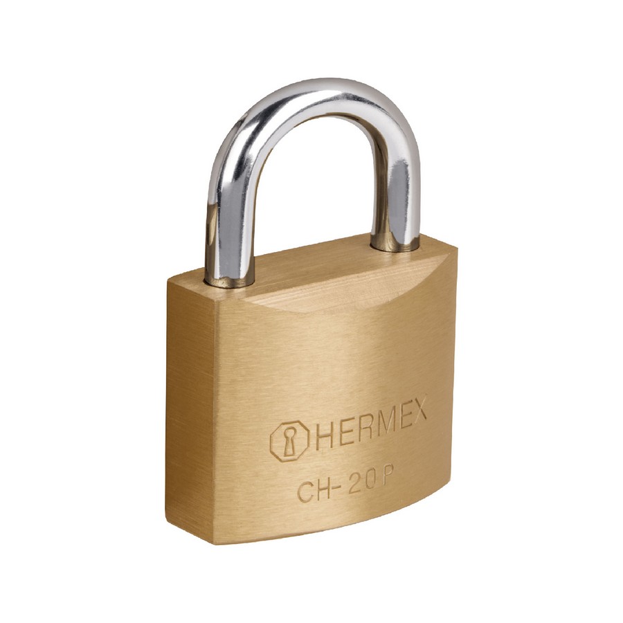 CANDADO HIERRO COLOR LATON 20MM TRUPER/HERMEX 22526