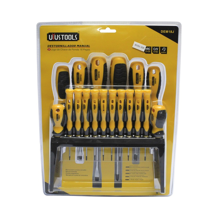 DESARMADOR JGO. 18 PZS HM-2399/DEM18J (DESC)