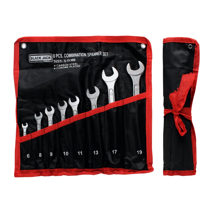 LLAVE COMBINADA 8 PZAS. 6 A 19 MM