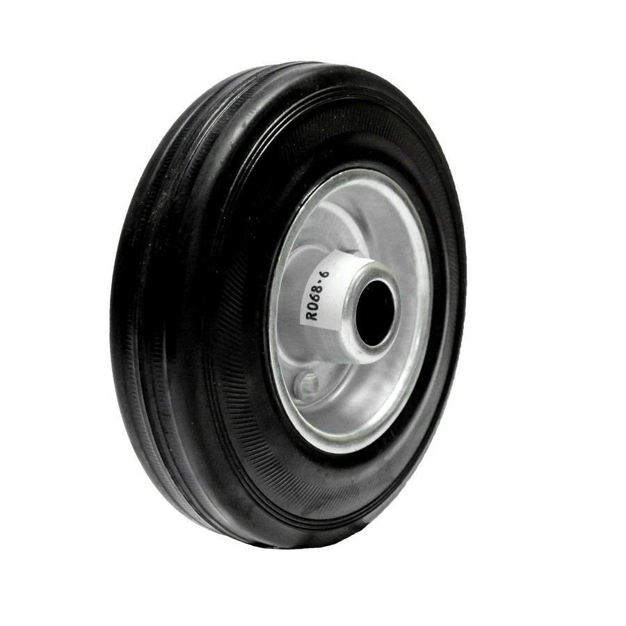 RUEDA HULE 125 MM ALEM