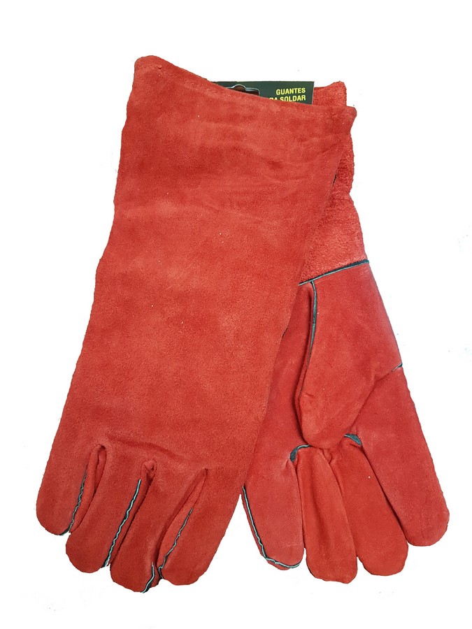 GUANTE PARA SOLDADOR 14 PULG SOLAPA LARGA GDS214/A281-JX809S (PAR)