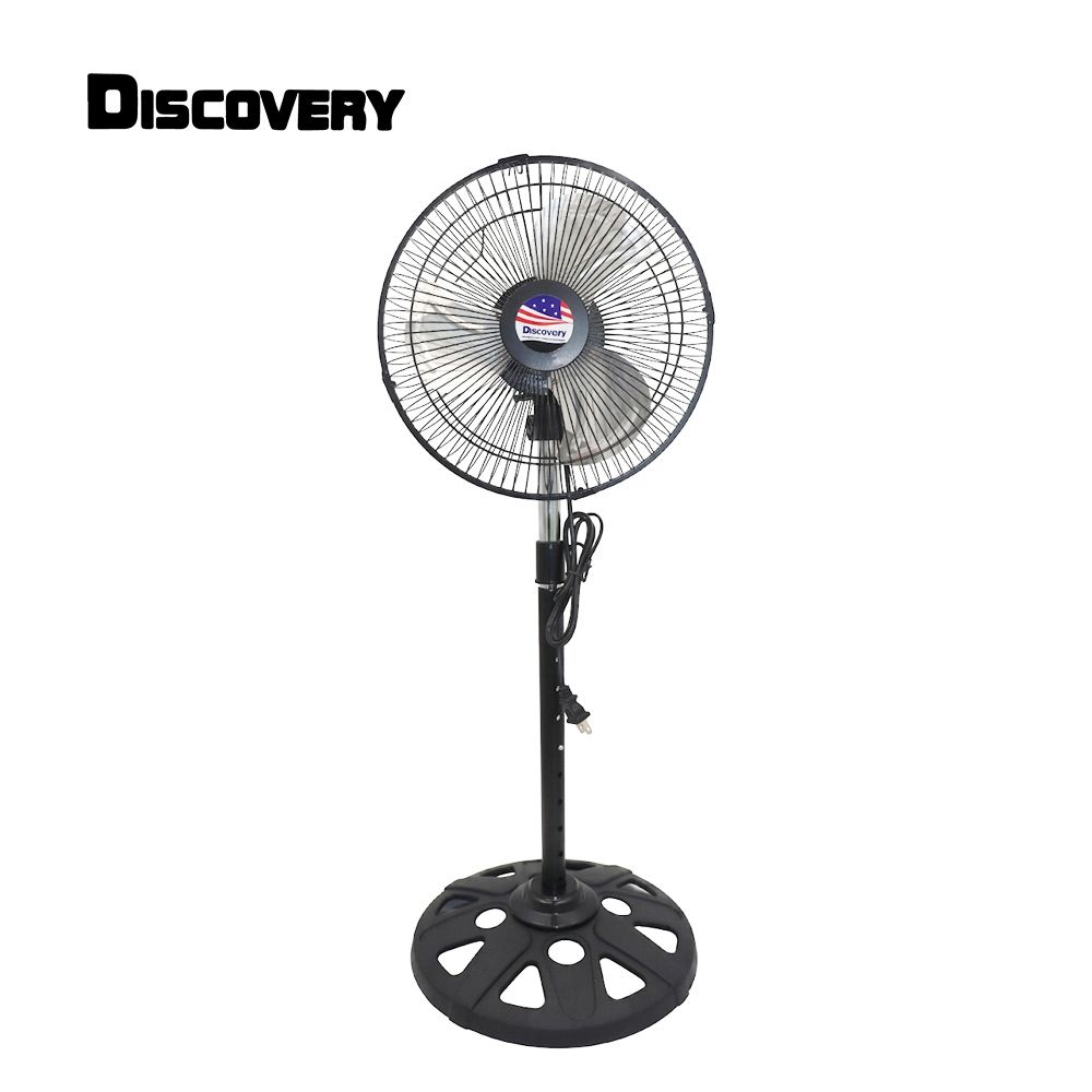 VENTILADOR PEDESTAL ACERO INOX. 10 PULG TY-1001-BK/MT-16-BK