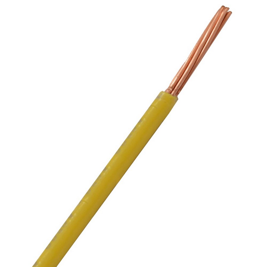 ALAMBRE CABLEADO THHN/10 AMARILLO (MT)