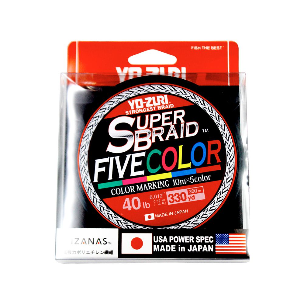 HILO NYLON PESCA YO-ZURI SUPERBRAID 40LB 330YD YZ SB R1463