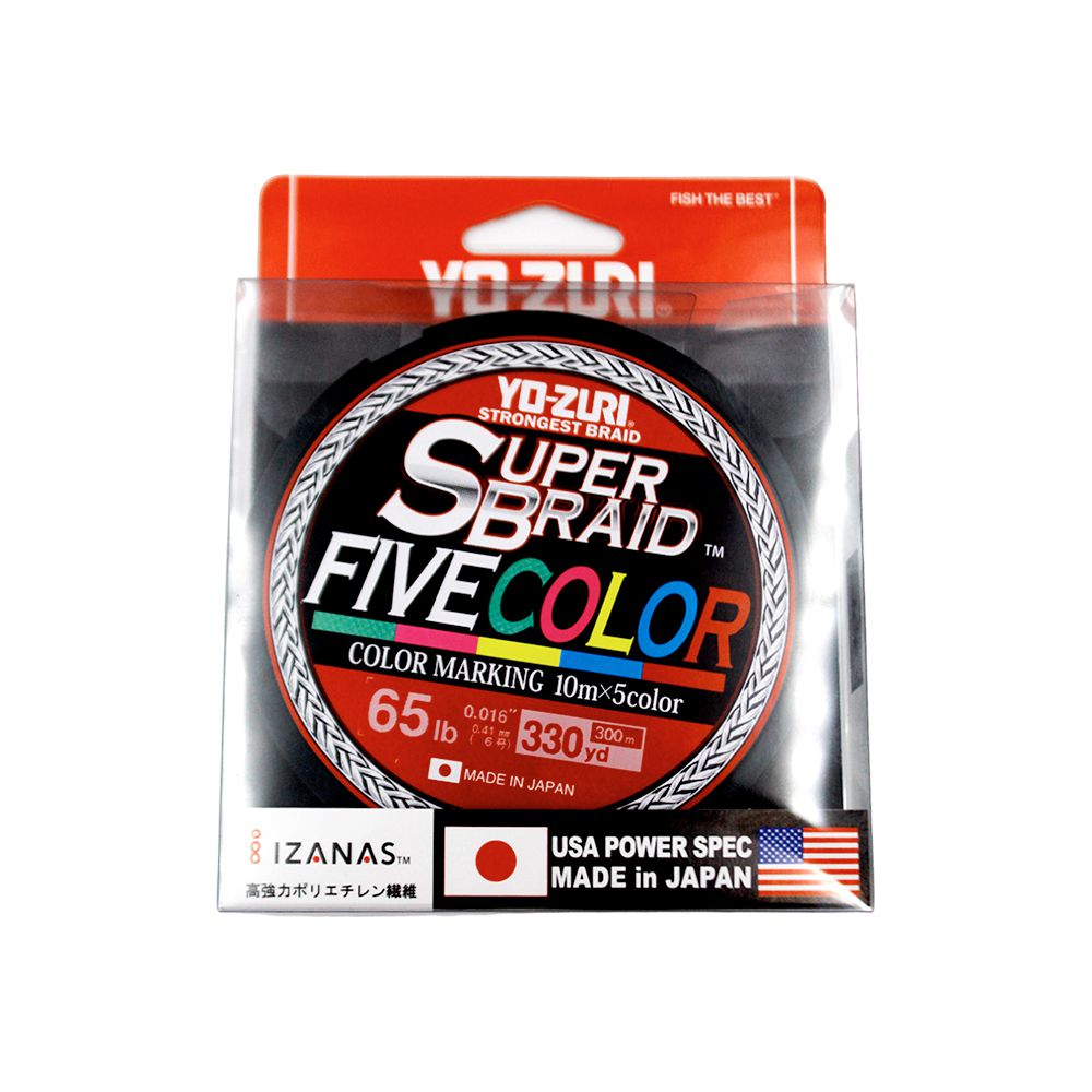 HILO NYLON PESCA YO-ZURI SUPERBRAID 65LB 330YD YZ SB R1465