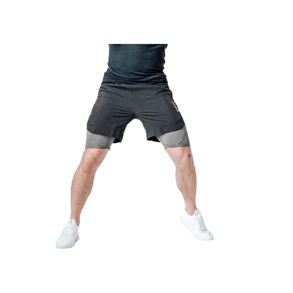 SHORTS MMA RDX T16 NEGRO/GRIS-3XL MSC-T16BG-3XL