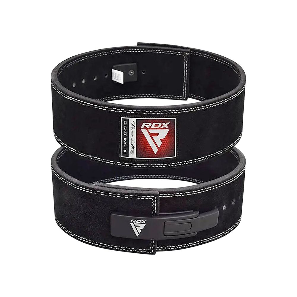 CINTURON P/LEVANTAMIENTO PESAS RDX PRO CUERO NEGRO PLUS-L WBL-4LB-L+