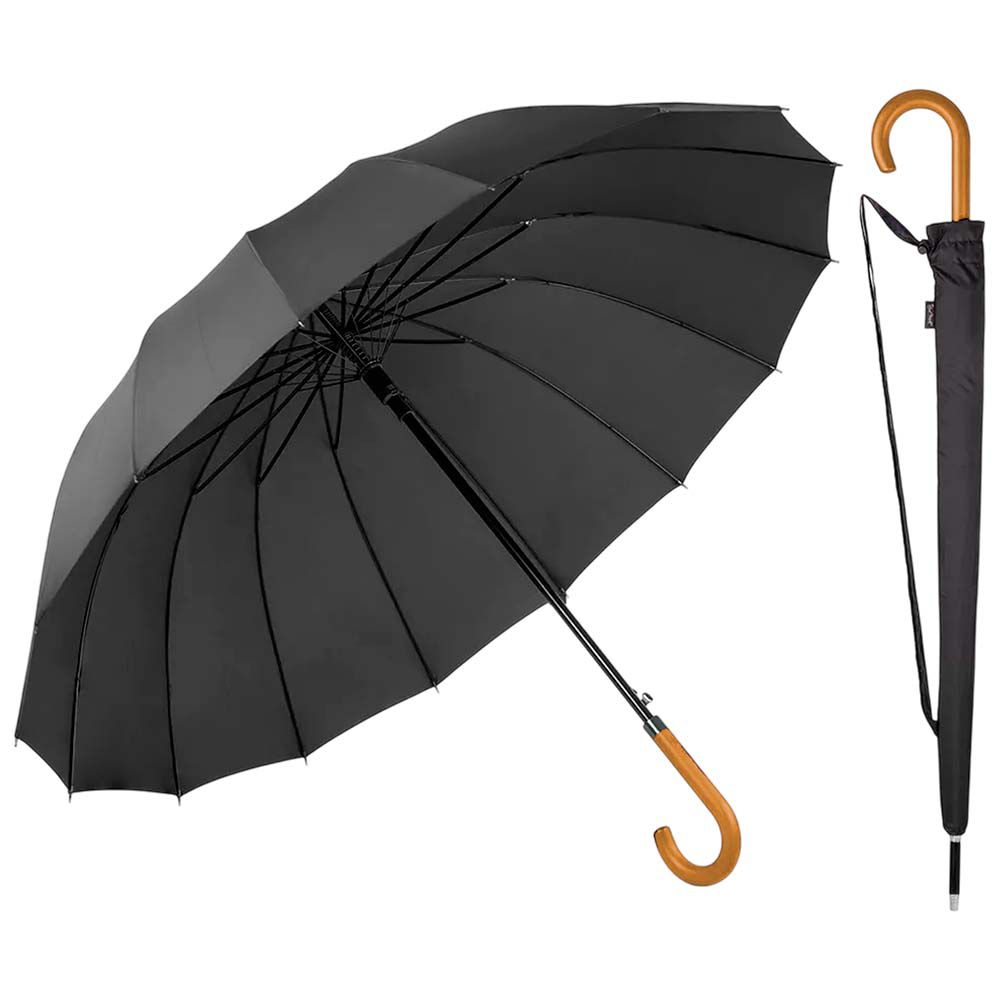 PARAGUAS 23 PULG 190T BLACK WU-230BK