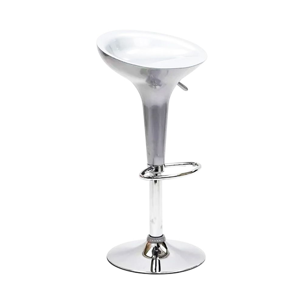 SILLA P/BAR PLATEADA 1833-SILVER-GRAY