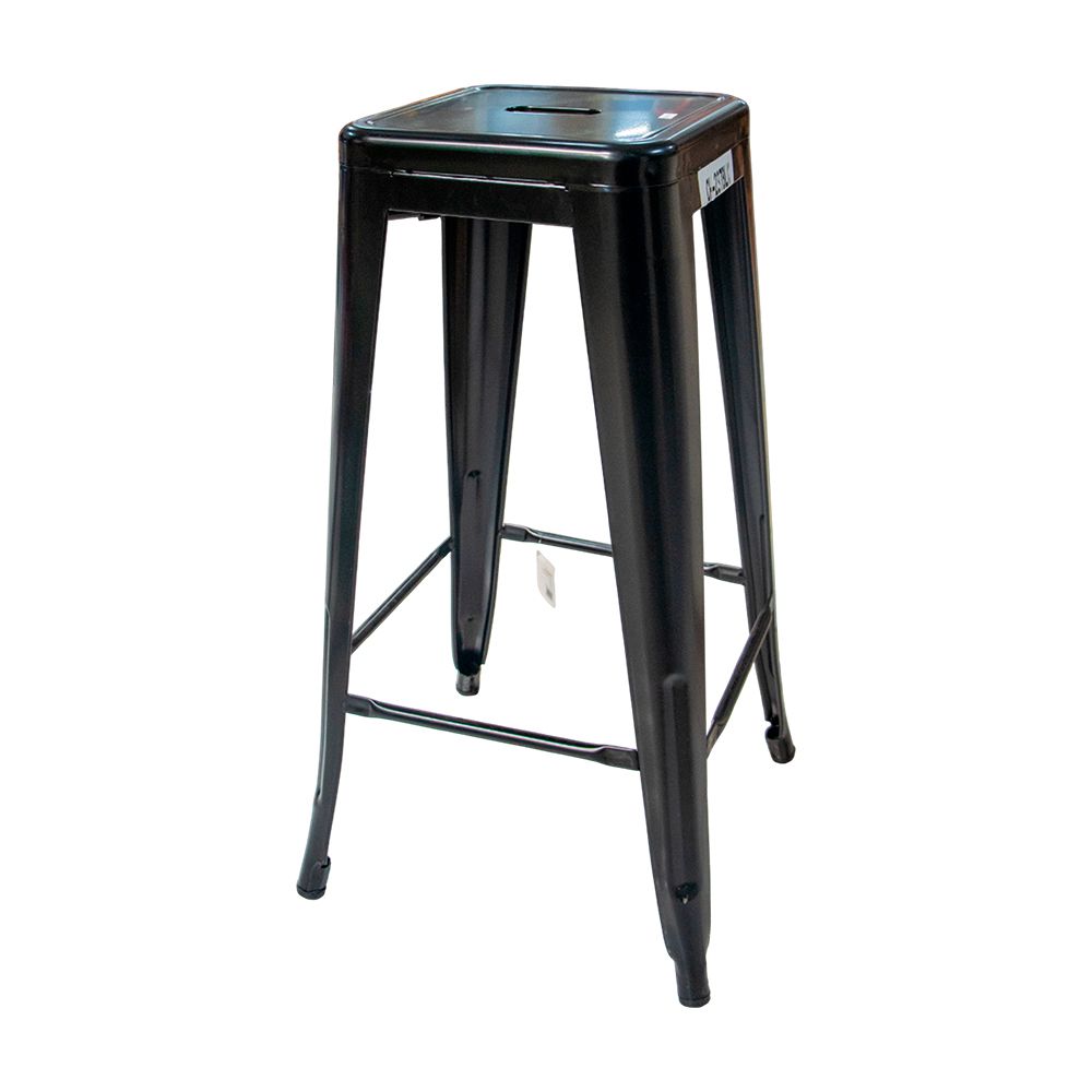 BANCO P/BAR METAL 78CM NEGRA BC-237-BLK