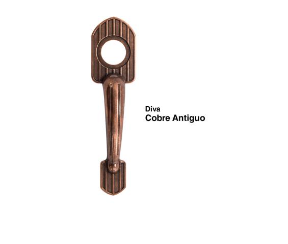 MANIJA DECORADA P/PUERTA DIVA 10 PULG AC