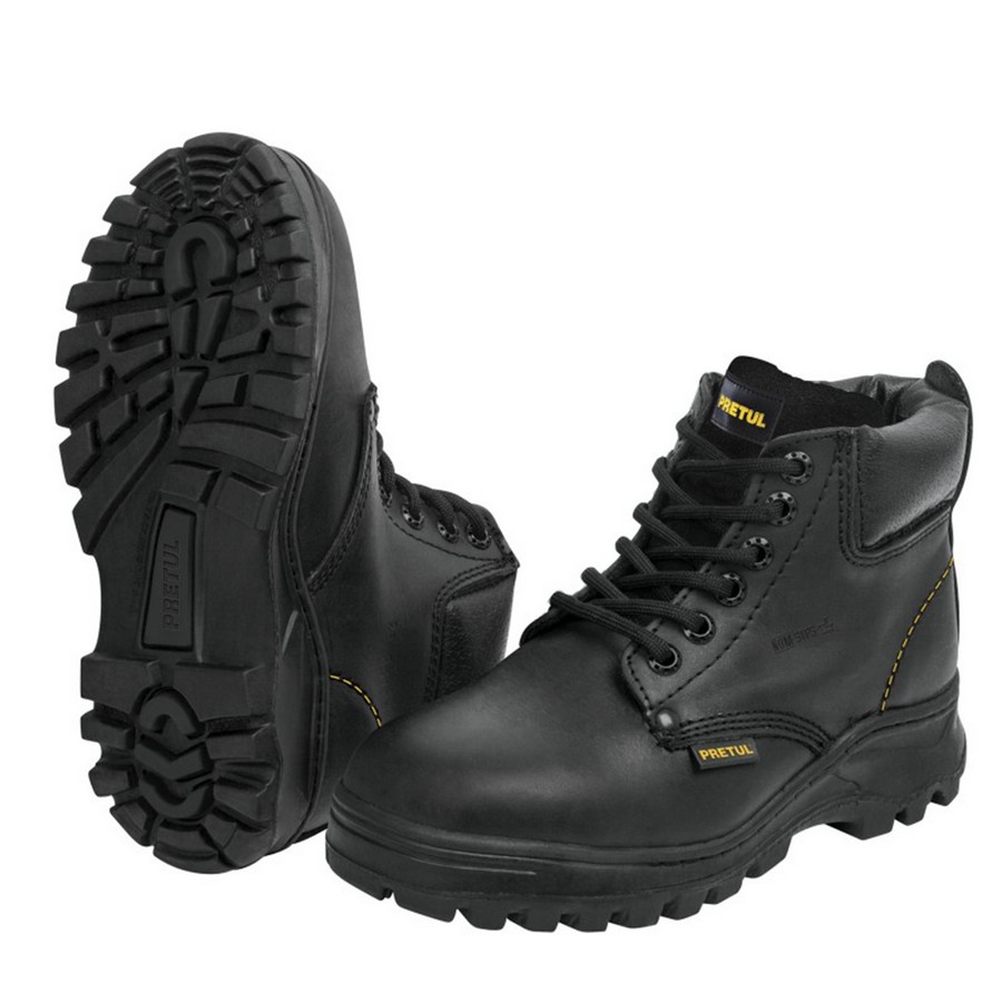 ZAPATO INDUSTRIAL ANTIDERRAP. CON CUBO ACERO 27 - N.9 TRUPER/PRETUL 25992 (PAR)
