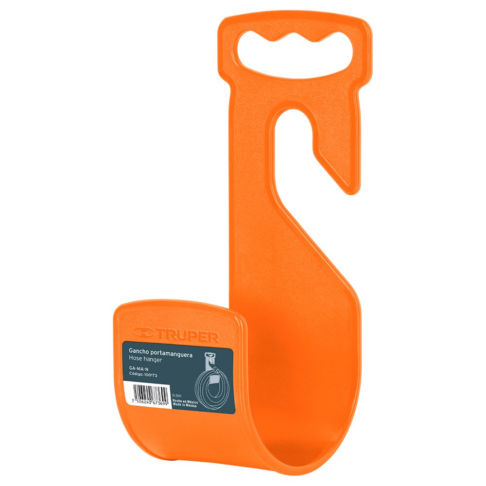 GANCHO PARA CHORRO PORTAMANGUERA PLASTICO TRUPER 100173