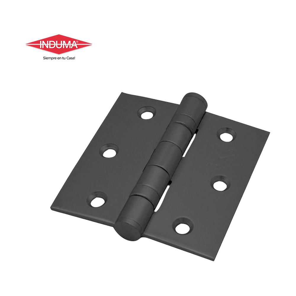 BISAGRA INDUMA 3X3 NEGRO MATE C/T (PRS)