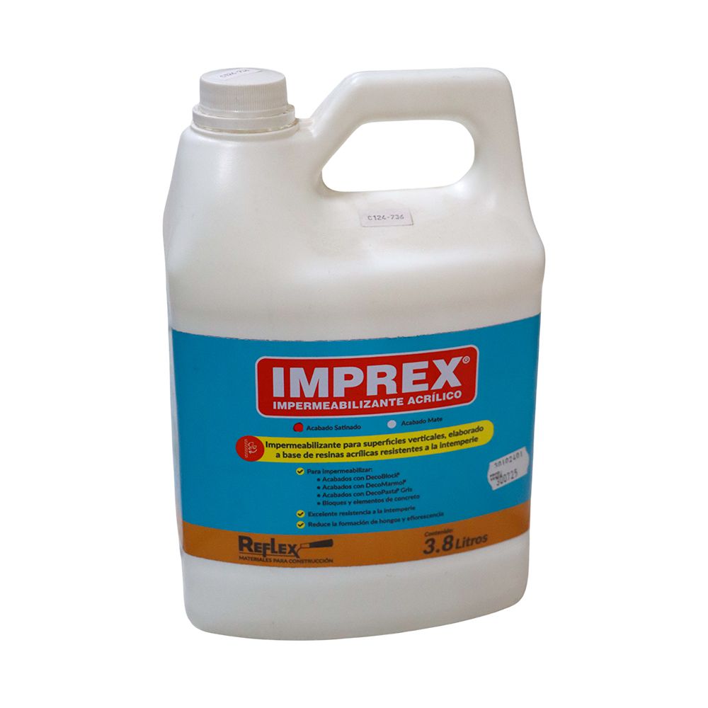 IMPERMEABILIZANTE ELASTOMERICO PARA REPELLO IMPREX GAL. REFLEX
