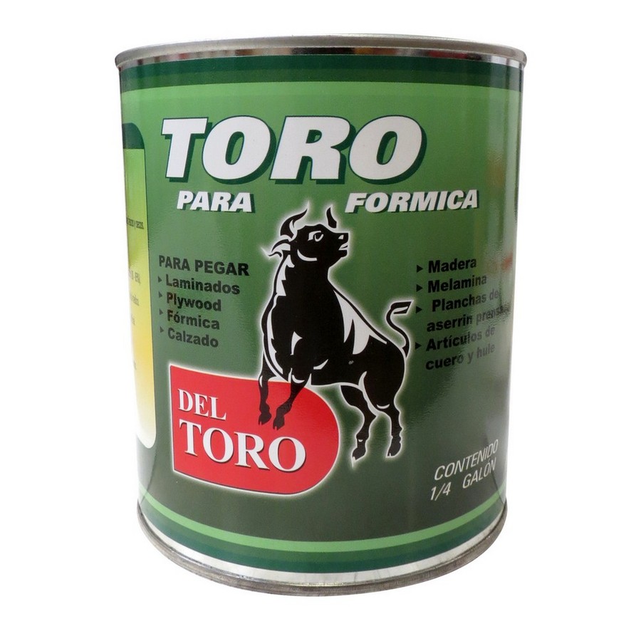 PEGAMENTO CONTACTO AMARILLO PARA FORMICA 1/4 (946ML) TORO