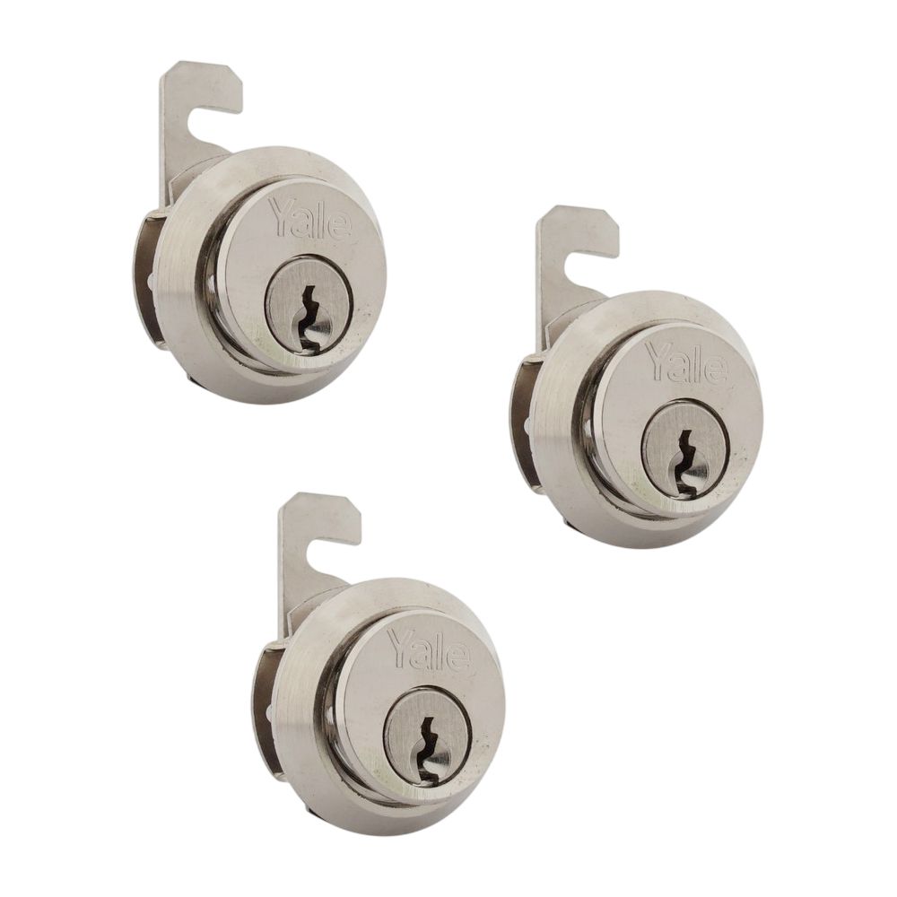 CERRADURA PARA AUTO 25MM YALE 10490 (SET 3)