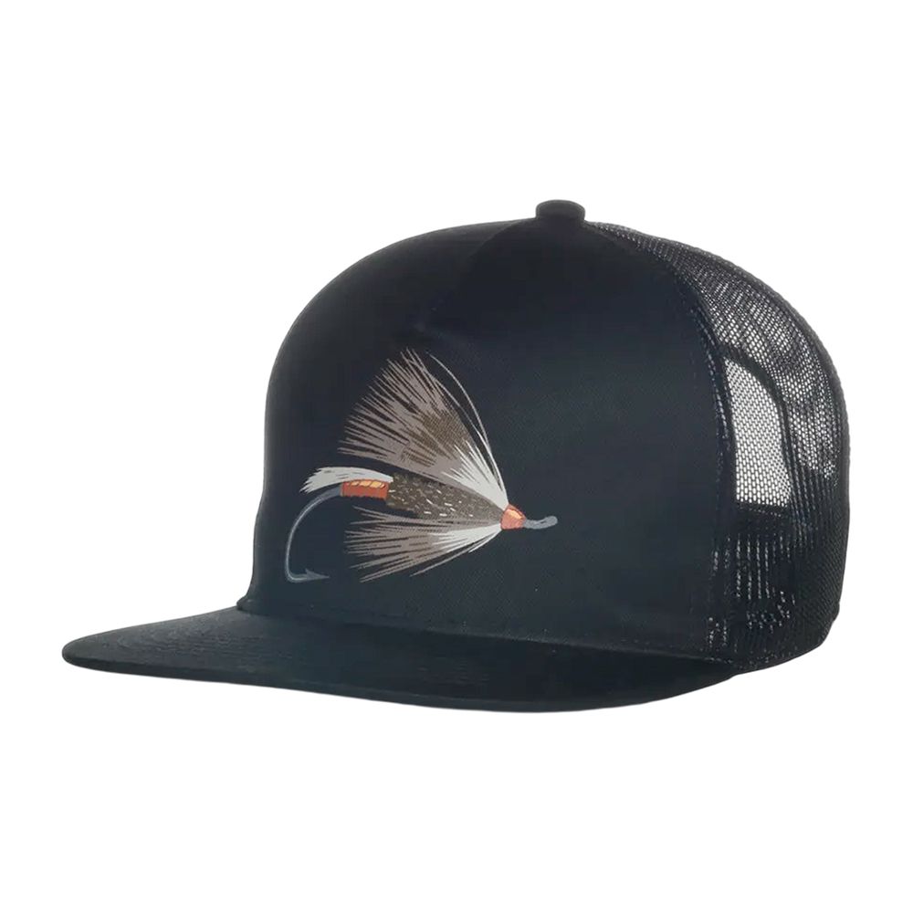 GORRA OUTDOOR FLY FISHING LOGO BLACK FLY02