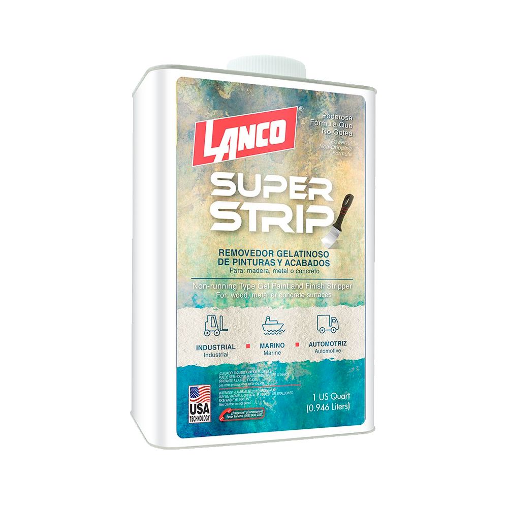 REMOVEDOR DE PINTURA Y ACABADOS SUPER STRIP 1/4 LANCO PR-111