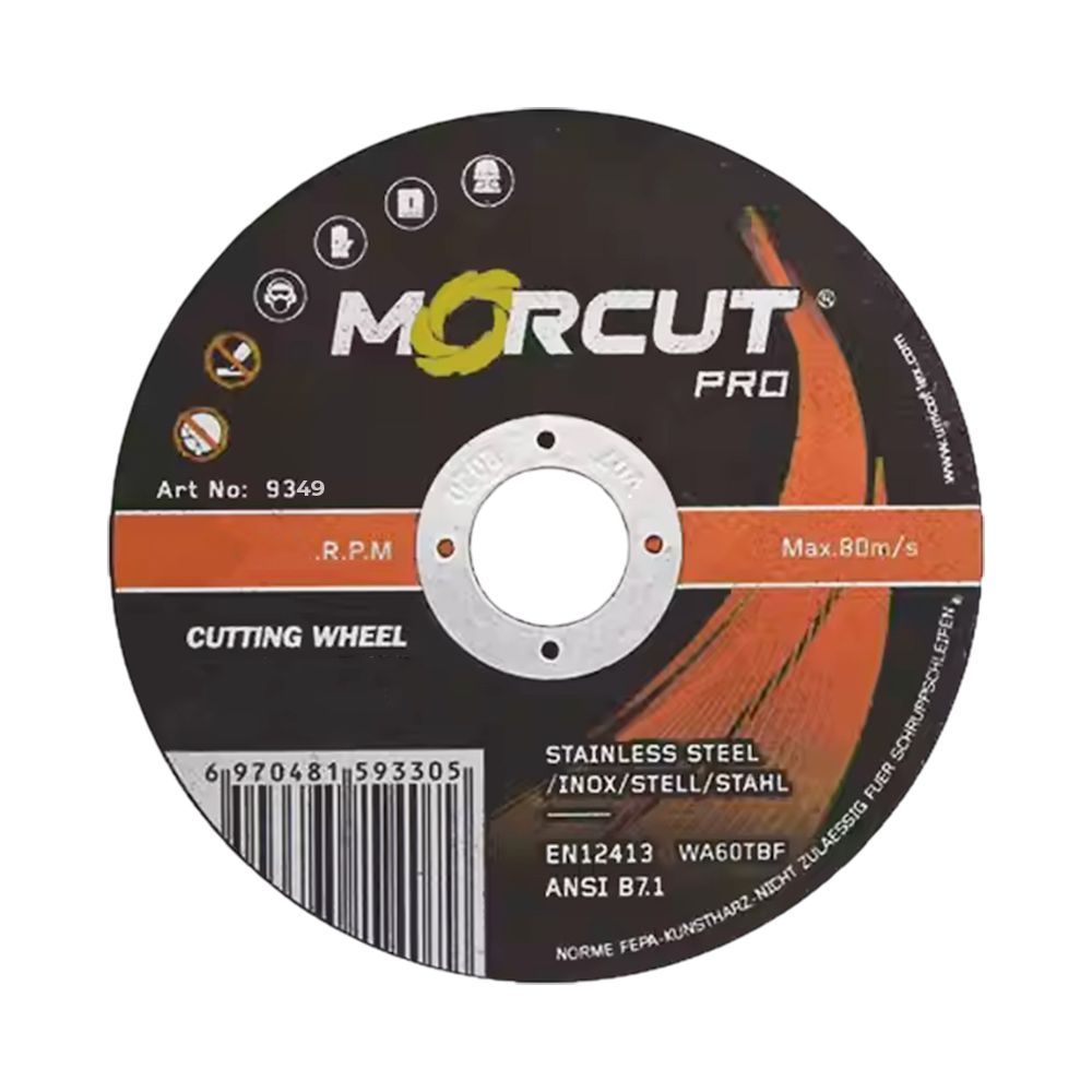 DISCO PARA METAL MORCUT T41 1MM X 4 1/2 PULG X 7/8 WA60TBF