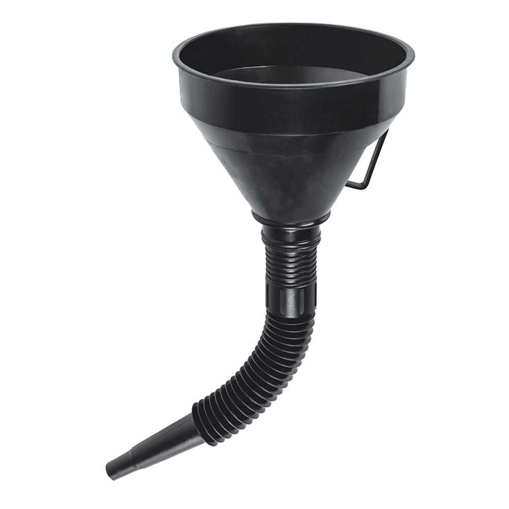 EMBUDO PLASTICO FLEXIBLE 500ML C/FILTRO REJILLA TRUPER 11207