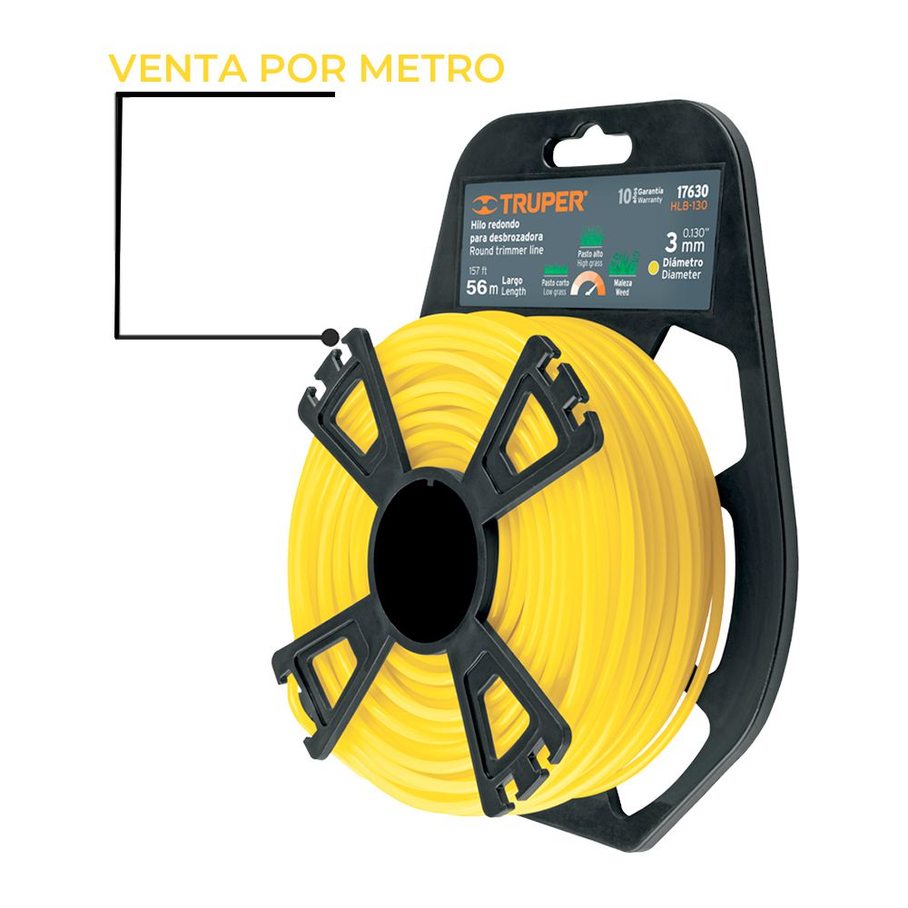 HILO P/MOTOCHAPODADORA 3.3MM (METRO) TRUPER 17630