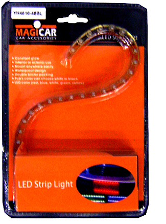 LUZ P/AUTO EN TIRA LED 10 PULG 654616-23WH (NC)