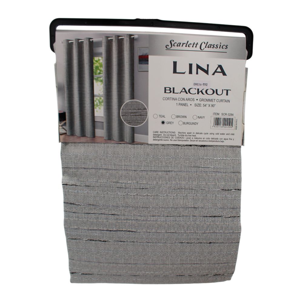 CORTINA PARA SALA BLACKOUT LINA 54 X 90  SCR-3284