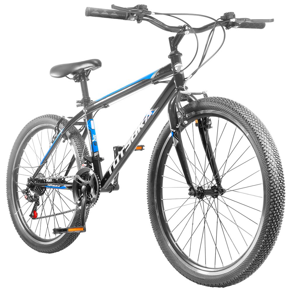 BICICLETA MTB TOTSUKA RIN 26 NEGRO CON AZUL MONTPELLIER