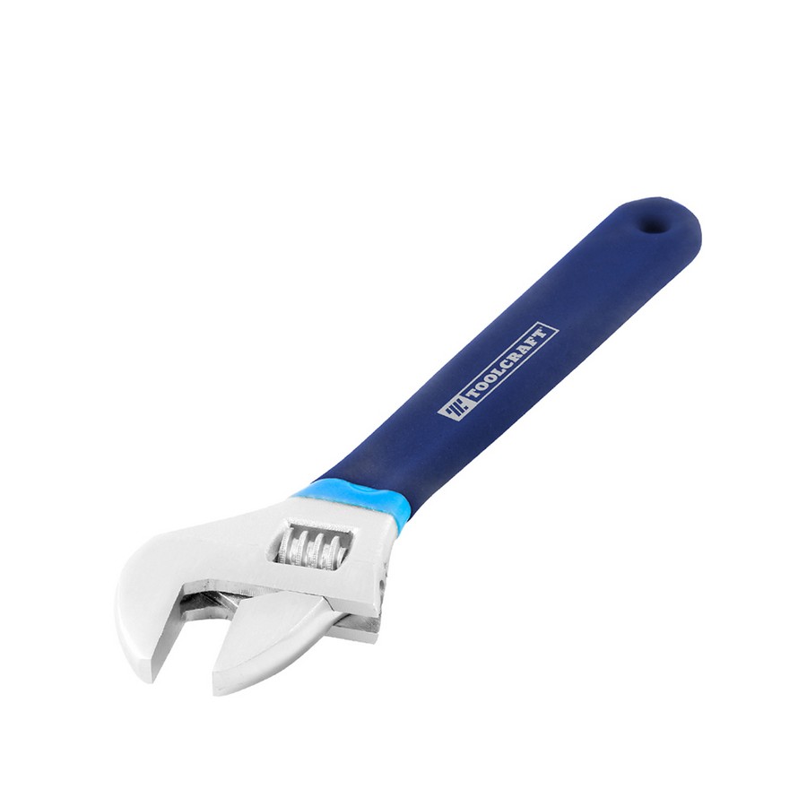 LLAVE CANGREJA CROMADA CON GRIP 10 PULG. TRUPER 15511