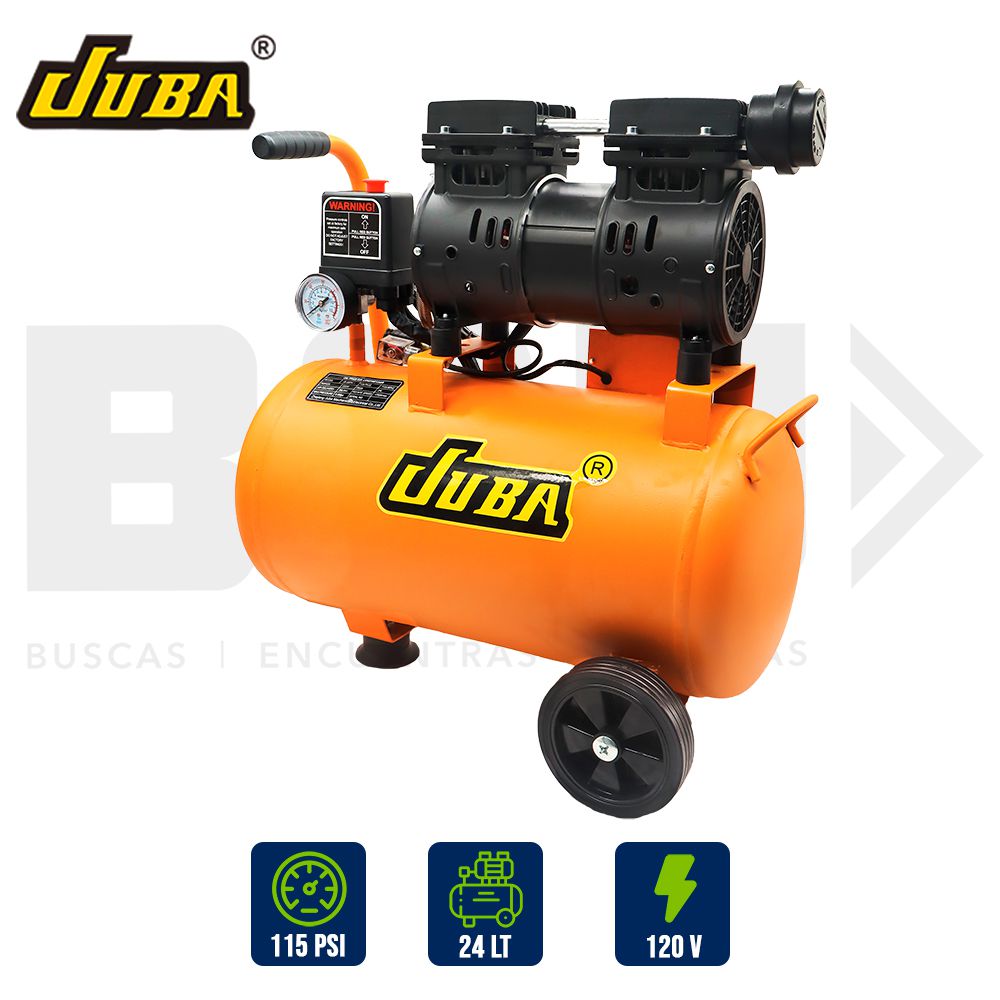 COMPRESOR JUBA 24L-550W SIN ACEITE JB-550W-1 (SIN ACC.)