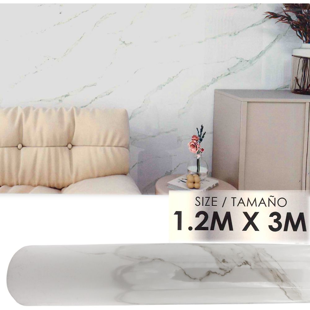 PANEL VINILICO C/ADHESIVO BLANCO B/GRIS 1.20X3M LHC-WL-1024