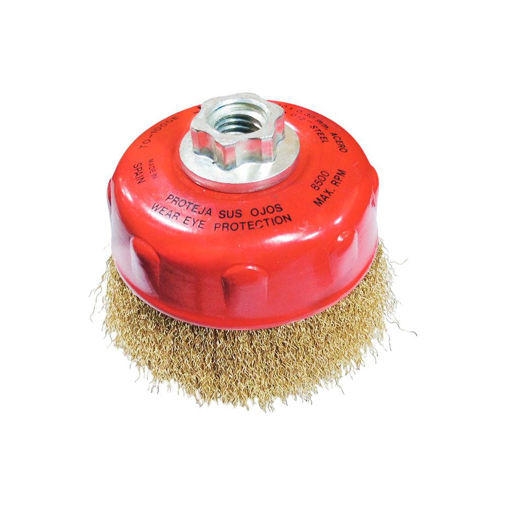 CEPILLO P/PULIDORA T/COPA 4 PULG LATON TO01000E 5/8 (NC)