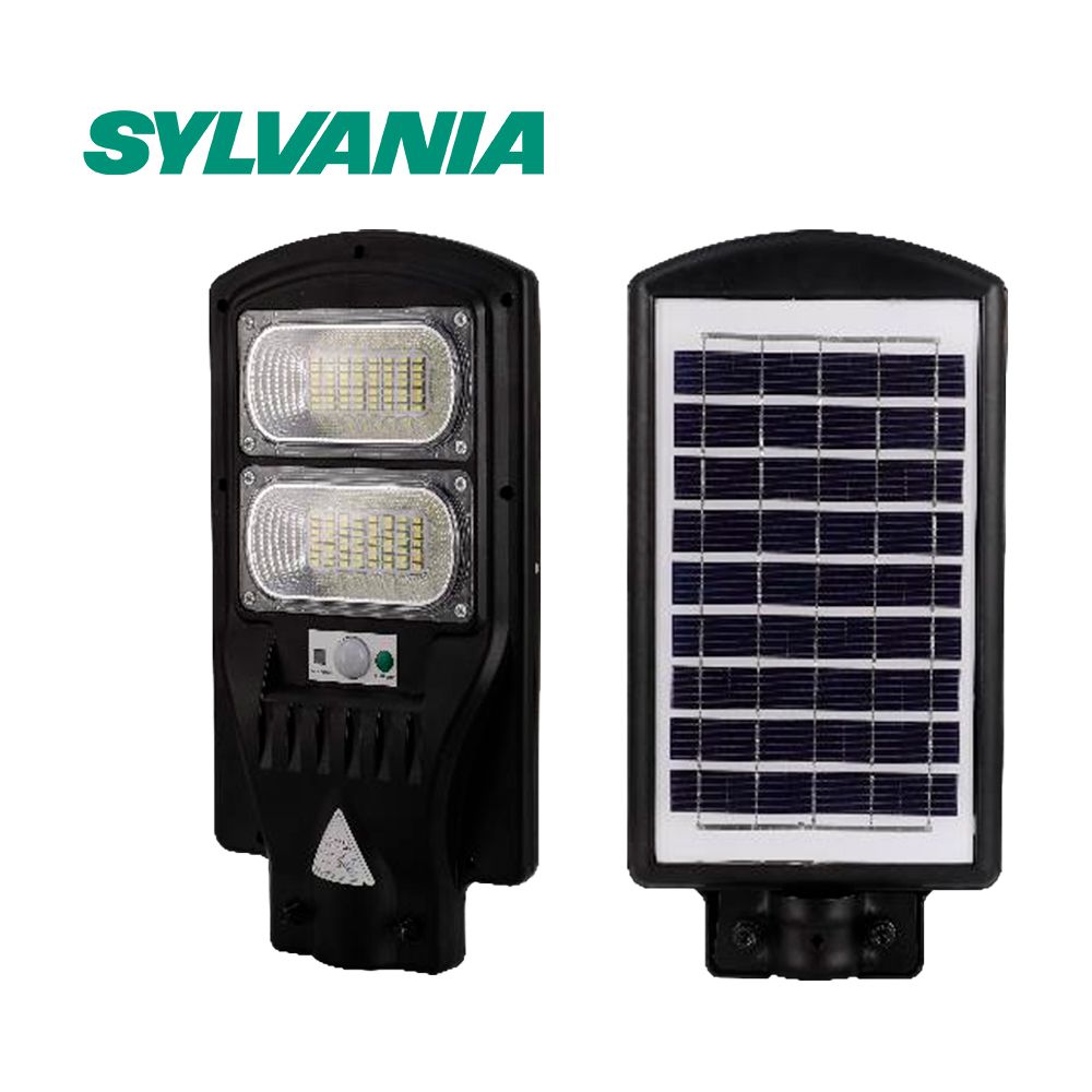 LAMPARA SOLAR SURURBANA CON SENSOR MOV. 100W ECO SYLVANIA P23997
