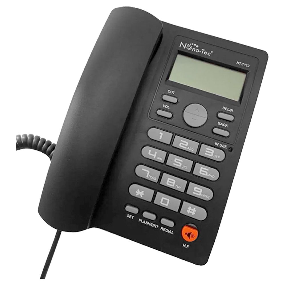 TELEFONO ALAMBRICO NANO-TEC NT-T112