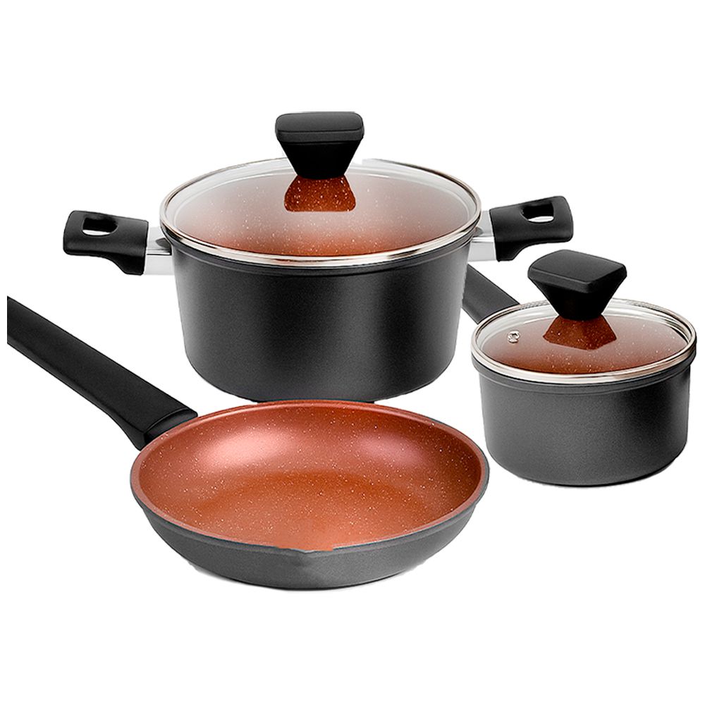 BATERIA COCINA METAL 5 PZS BGH-5PC-006