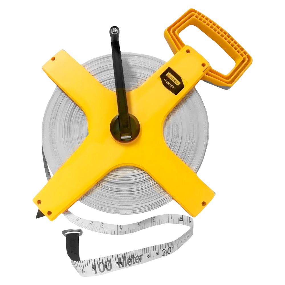 CINTA METRICA FIBRA DE VIDRIO 100MTS UYUSTOOLS HUM100