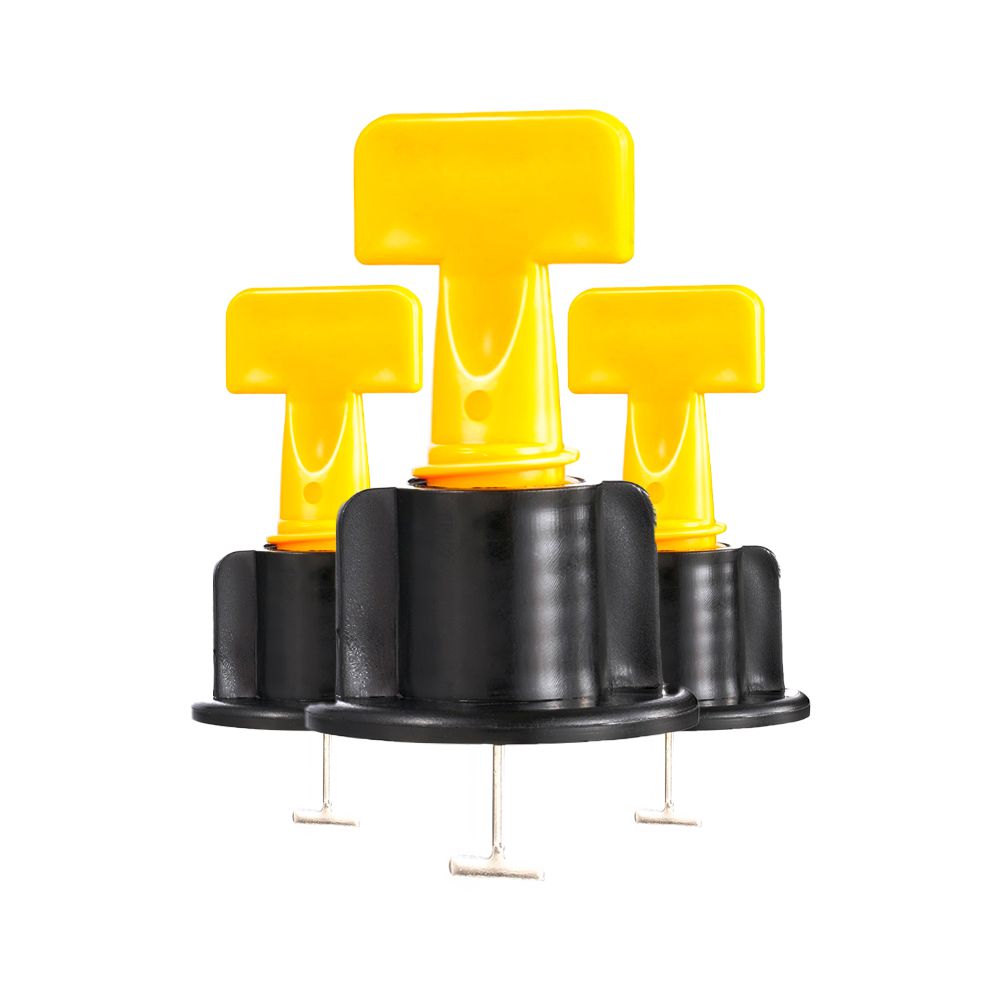 NIVELADOR DE CERAMICA CON CLAVO CAMBIABLE UYUSTOOLS (50PZAS + LLAVE) NIC37C