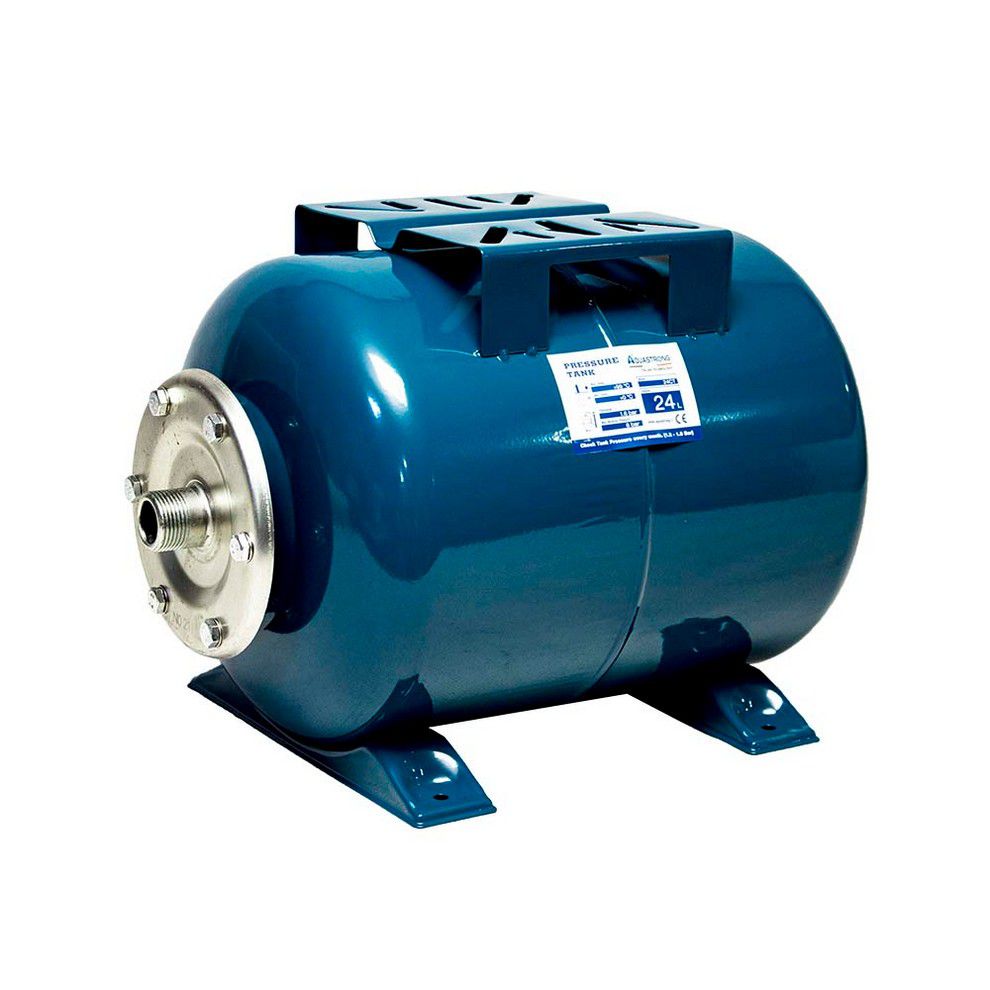 TANQUES DE PRESION AQUASTRONG PARA BOMBA 24 LT. / HORIZ. 24CT