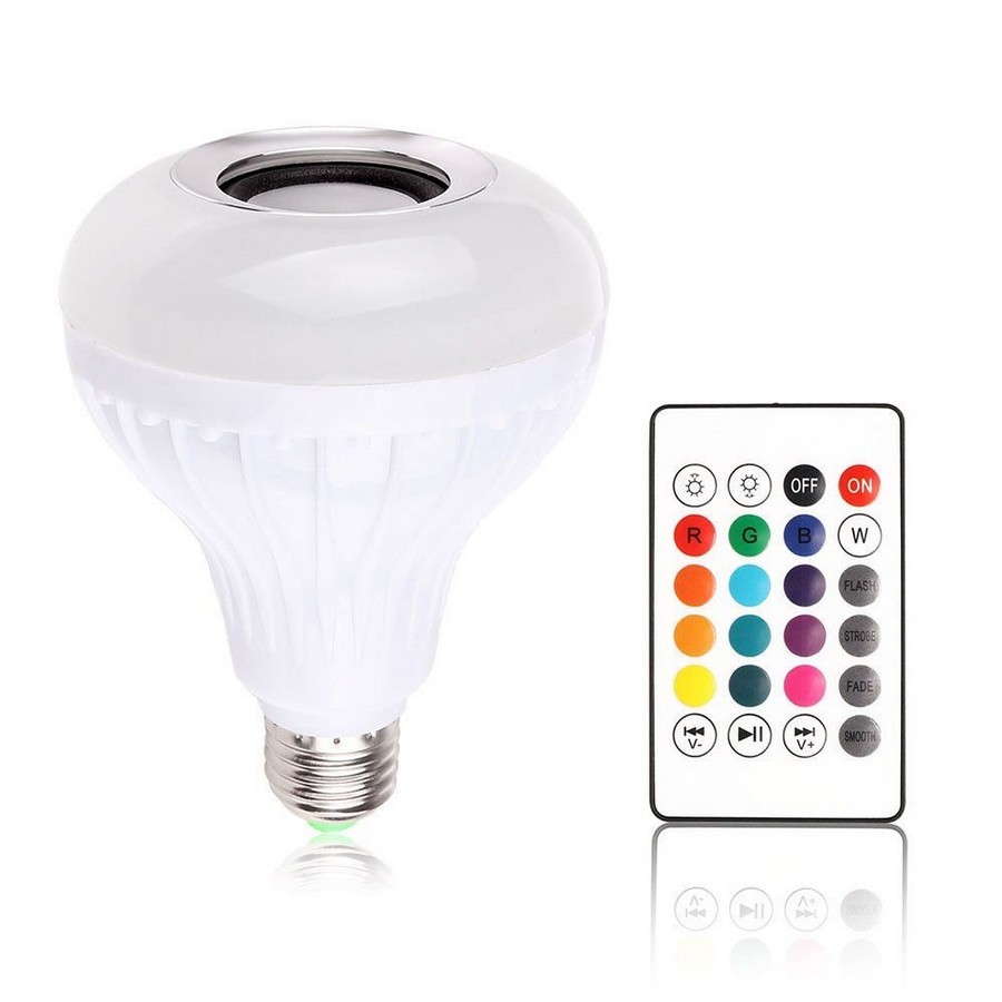 BOMBILLO LED CON BOCINA BLUETOOTH 6W A105-ML01
