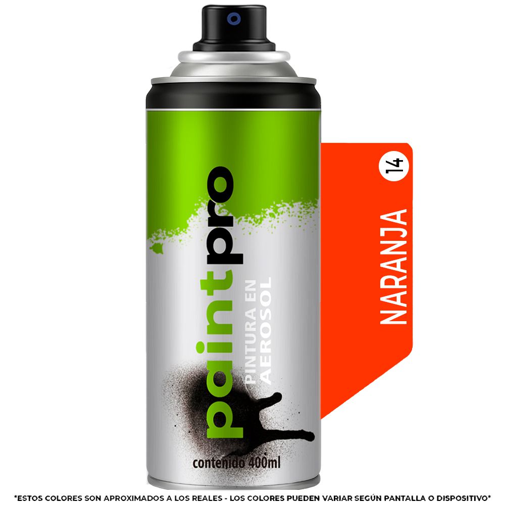 SPRAY PAINT PRO NARANJA 14