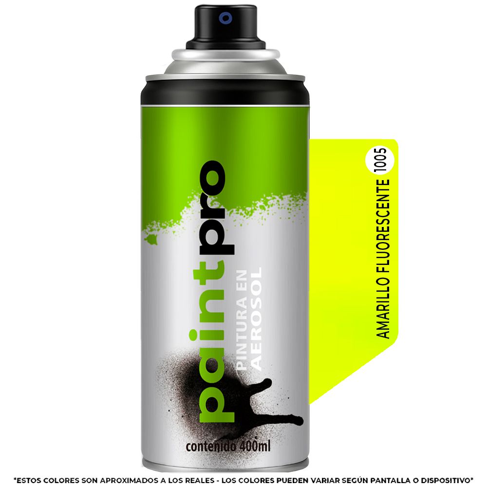 SPRAY PAINT PRO FLUORESCENTE AMARILLO 1005