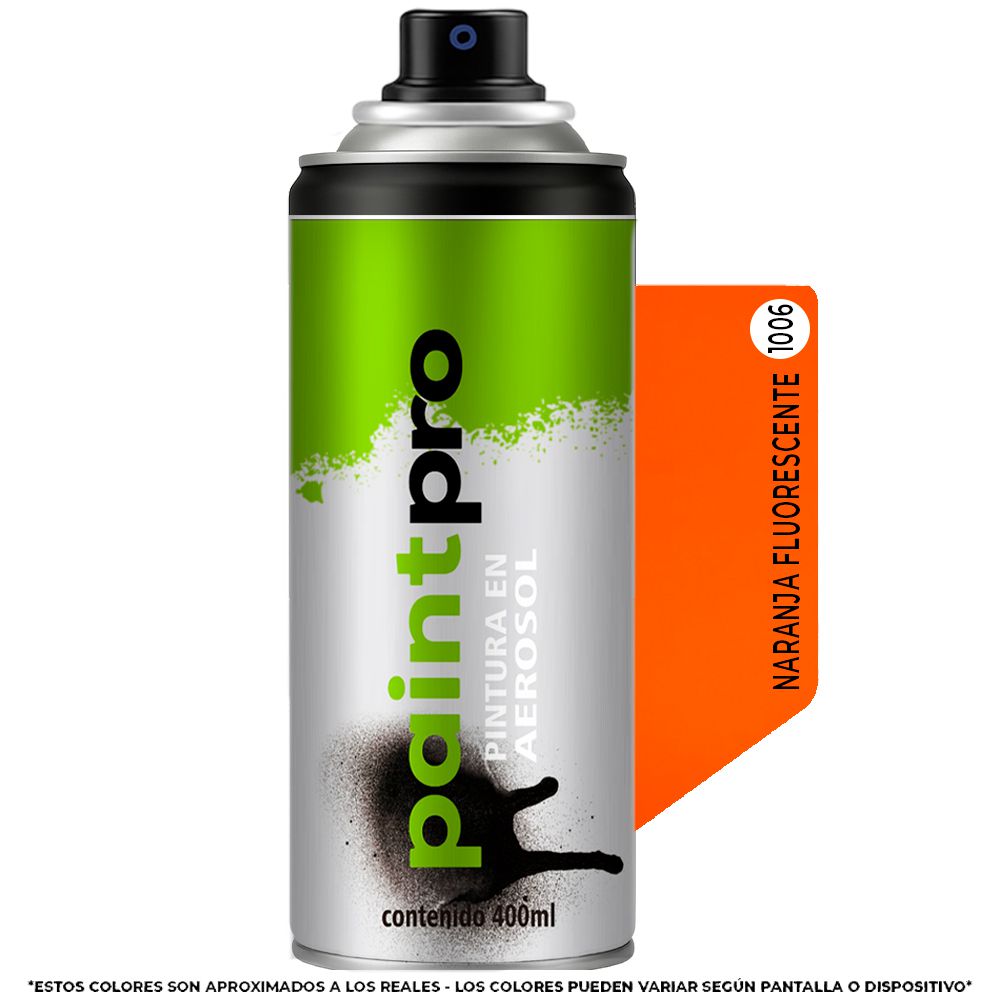 SPRAY PAINT PRO FLUORESCENTE NARANJA 1006