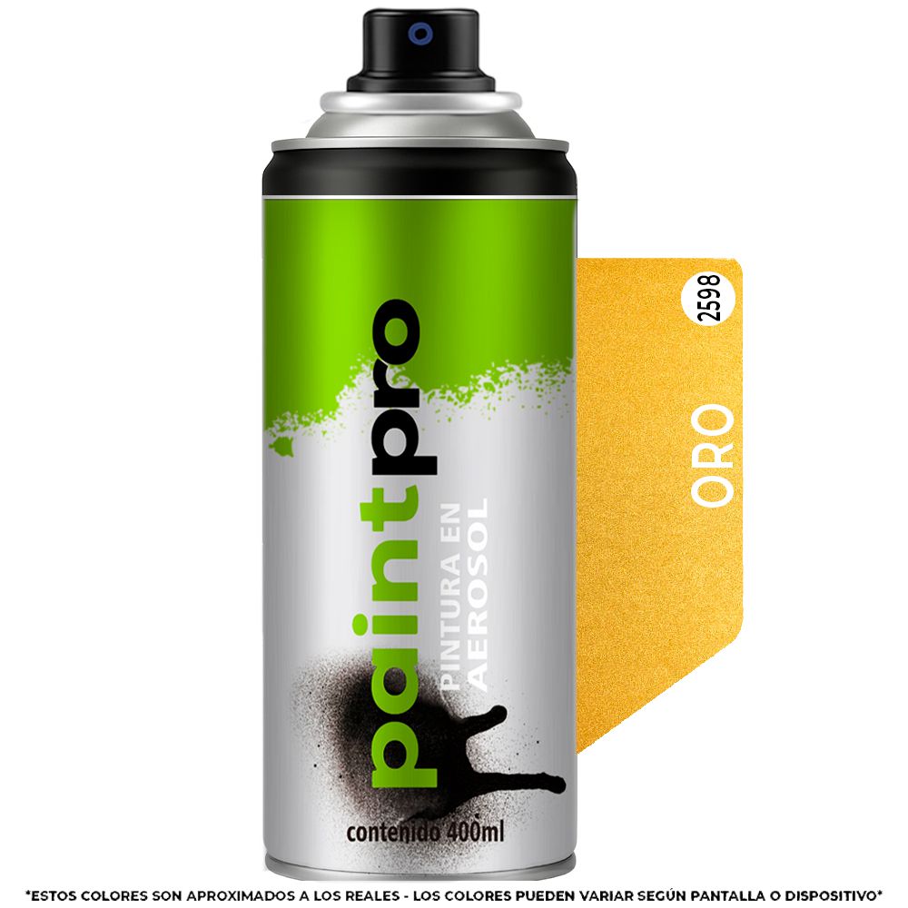 SPRAY PAINT PRO ORO 2598
