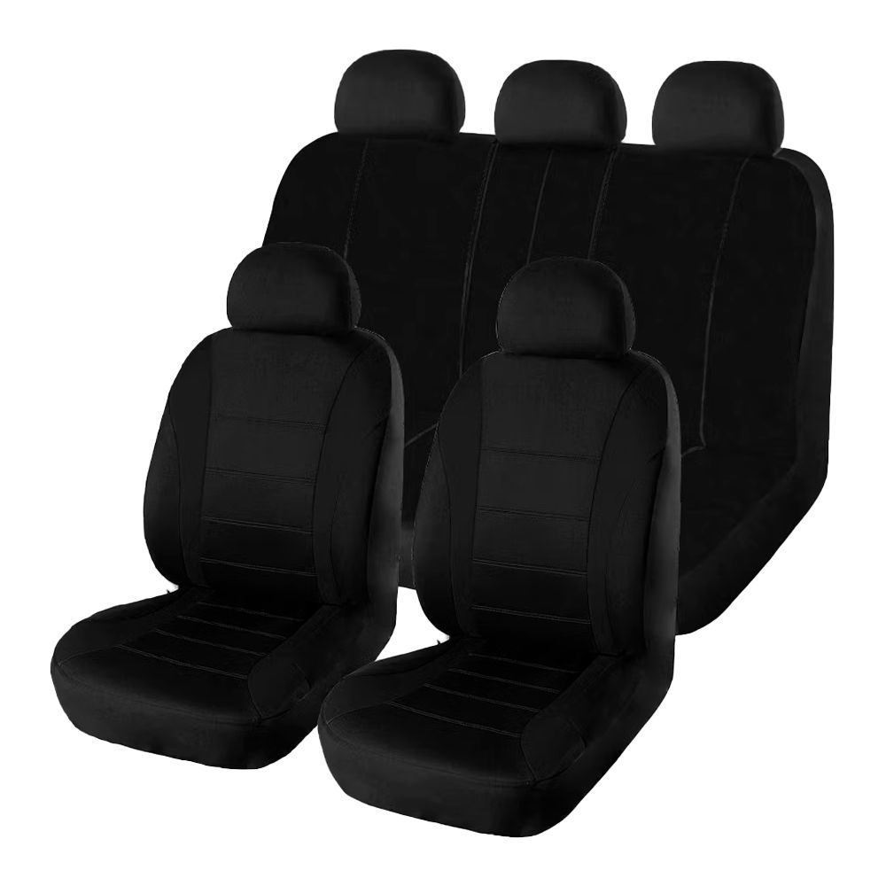FORRO P/ASIENTO AUTO NEGRO (11PZS) T21623