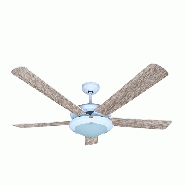 VENTILADOR RLV11 PAULINA BLANCO/MADERA 52PULG